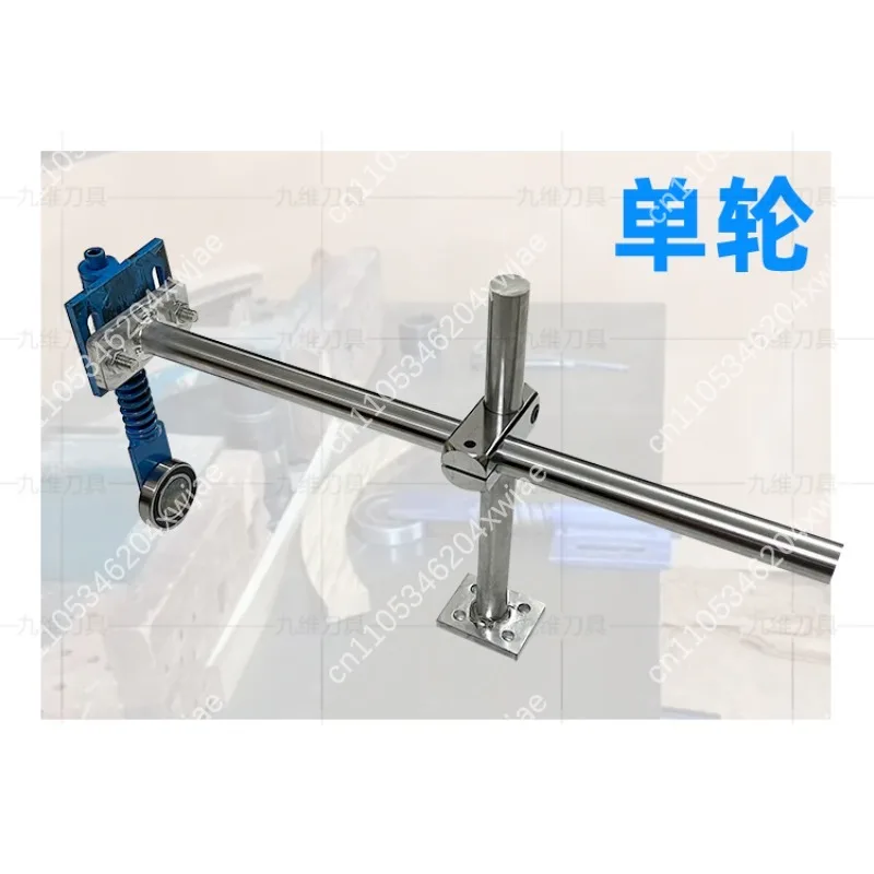 Router Fence Pressure Roller Stand Bending Material Bearing Template Spring Loaded Feed Assist