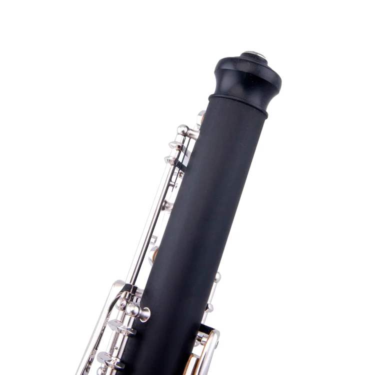 Oboe niquelado con cuerpo de baquelita, instrumento Musical