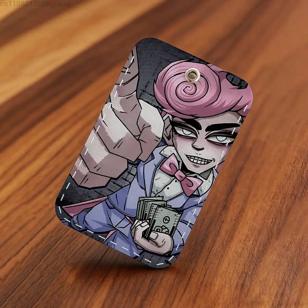 Blood Money Anime Keychain Card Holder, Badge Credit Card Holder, Student ID Card Holder