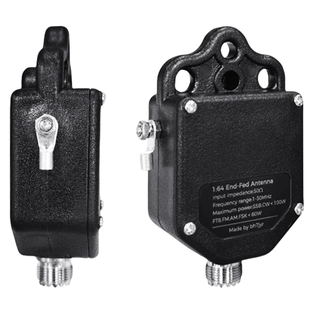 ﻿ 1:64 Balun End Fed هوائي 4-Band 8-Band نصف موجة هوائي الراديو 1 ميجا هرتز إلى 30 ميجا هرتز 100 واط الطاقة الخارجية أداة السلطة عالية الجودة جزء