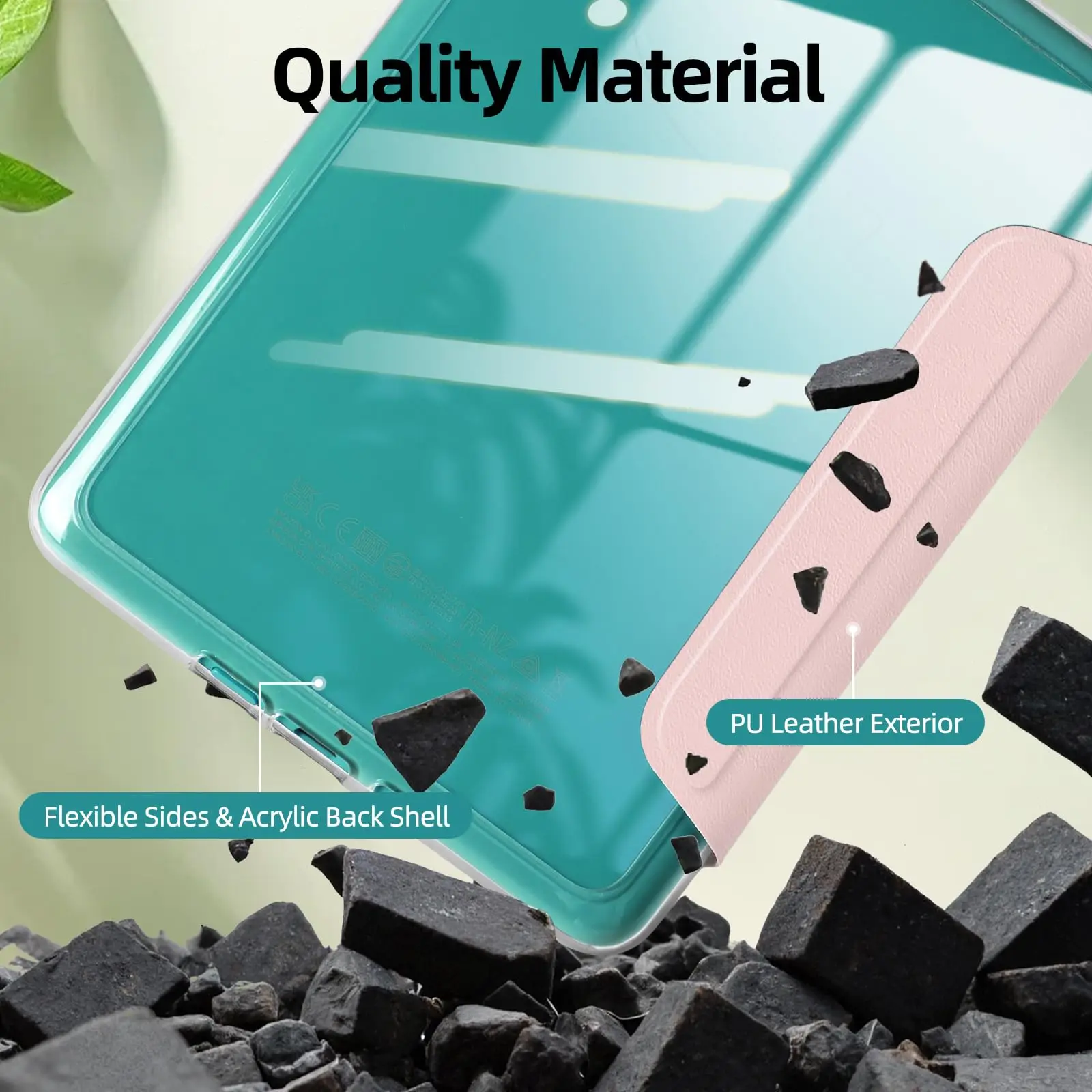 Magnetisch Abnehmbares Etui für 6-Zoll-Kindle (11. Generation 2022/2024) - Schlanke Leichte PU-Schutzhülle, Automatische Aufwach-/Schlaffunktion – Detail 4