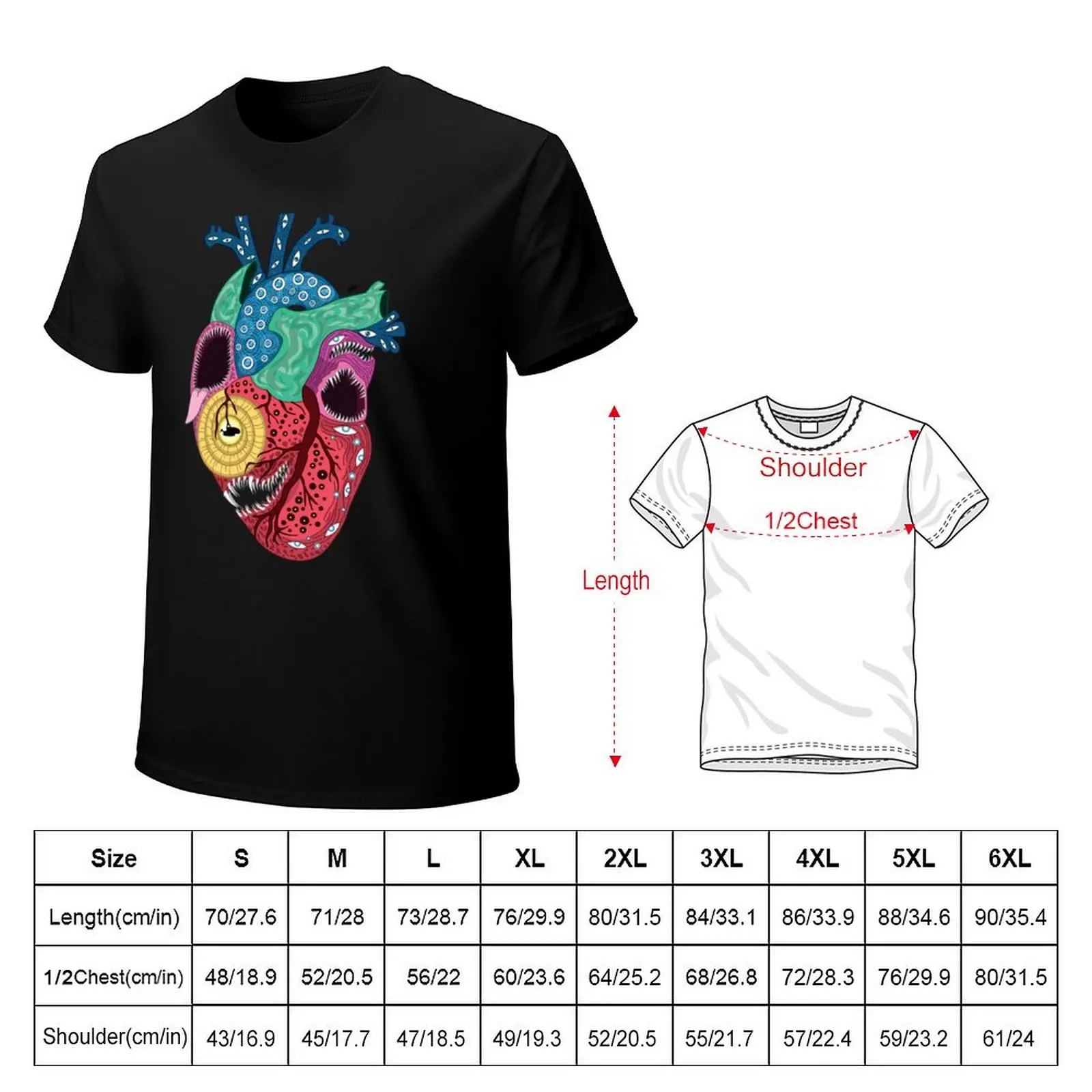 Eldritch Heart T-Shirt man t shirt luxury T-Shirt