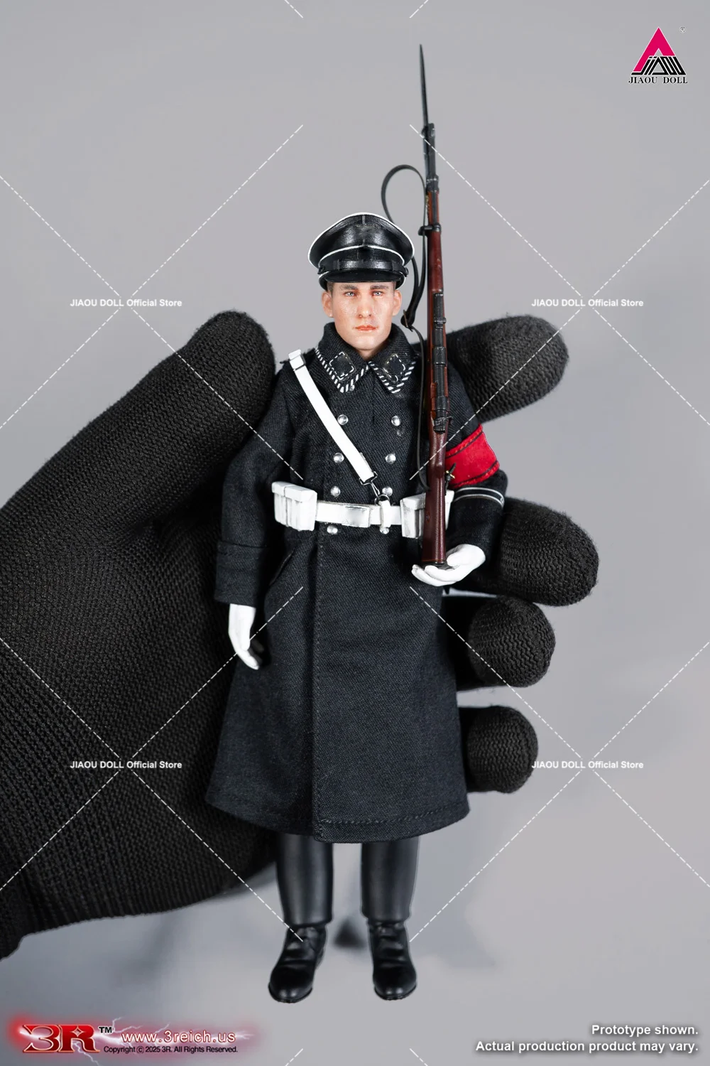 DID 3R TG80007 Maßstab 1:12 WWII Deutscher SS Ehrengarde WhiteVersion 6'' Männlicher Soldat Actionfigur FullSet Modellpuppe