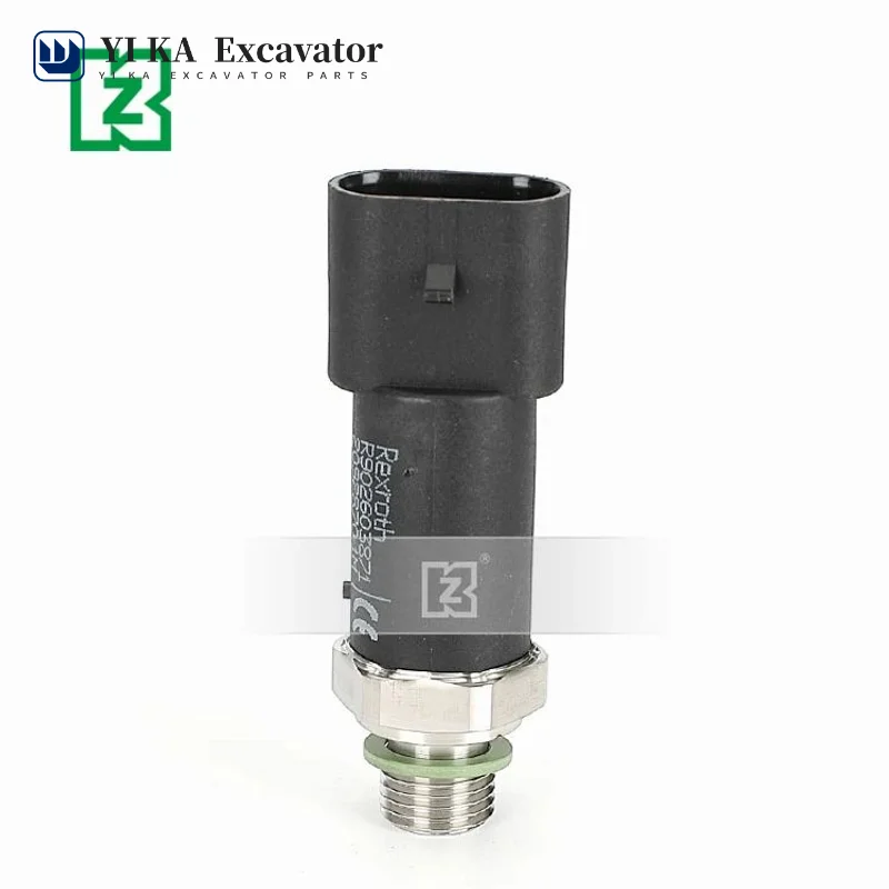 For Longgong Liugong Excavator Low Pressure Sensor R902603871 Pressure Switch Alarm Sensor Plug