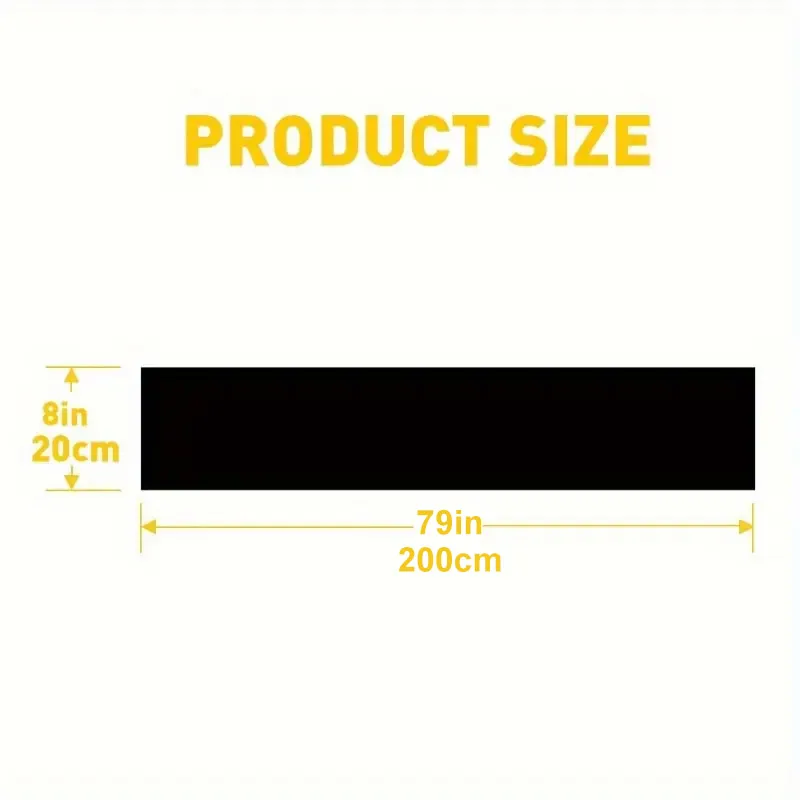 20x200cm Caravan Front Window Heat Sun Protection Film Glossy Sun Strip Sunscreen With Fitting Tool For Sprinter Transit Ducato