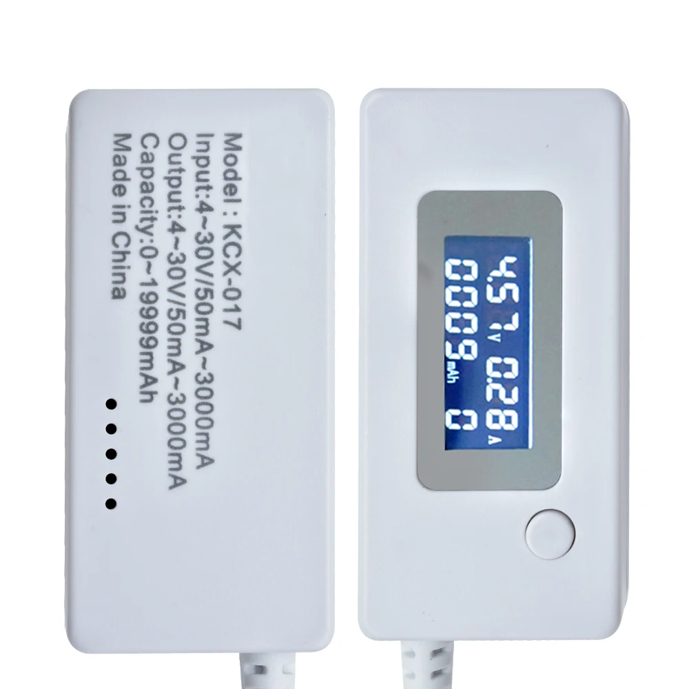 DC 4-30V LCD USB Detector Voltmeter Ammeter Mobile Power Charger Capacity Tester Meter Voltage Current Meter Charging Monitor