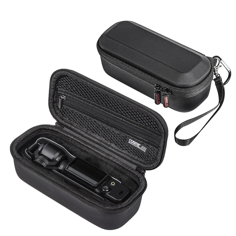 STARTRC Storage Bag for DJI Pocket 3 PU Leather Carrying Case with Rope Strap Box Osmo Pocket 3 Sport Camera Accessories