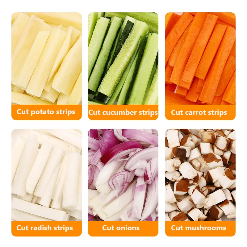 フランスのフライチップを切断するためのプロのステンレス鋼カッター,手動ポテトの切断機