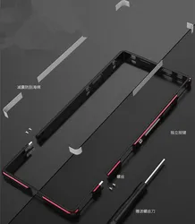 Red magic 9 Pro Aluminum metal bumper Frame Slim Cover phone case For Nubia Redmagic 9 pro+