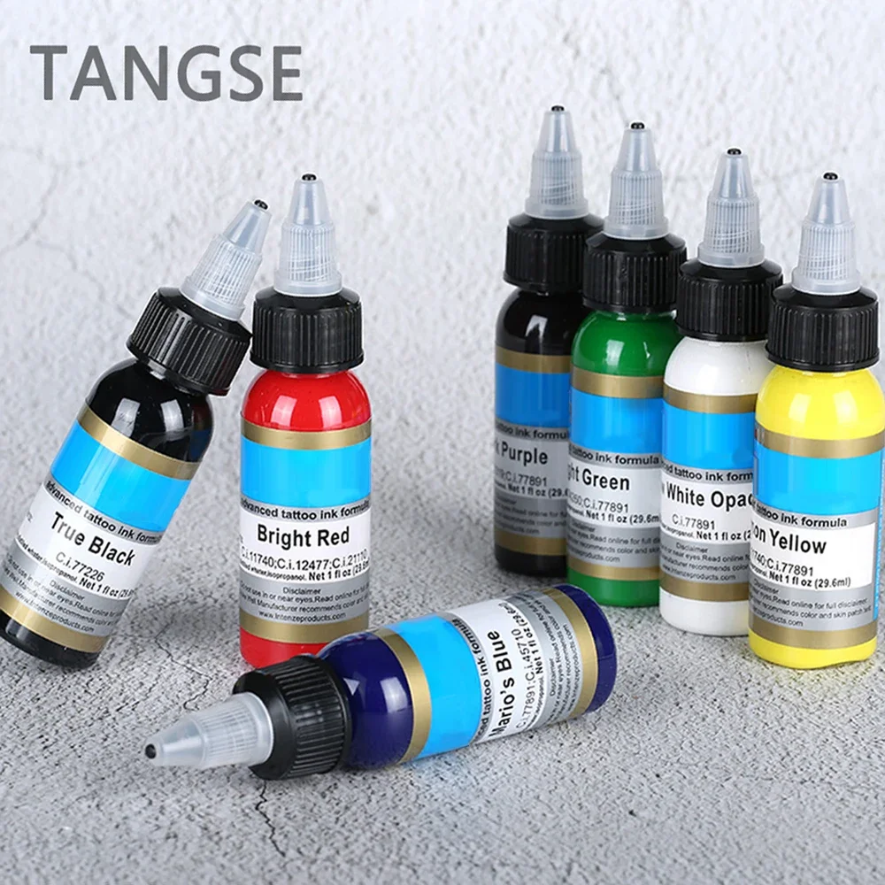 Semi-Permanent Makeup tattoo Ink Body Beauty Art Microblading inks Eyebrow Pigments For Micropigmentation 14 Colors 30ML