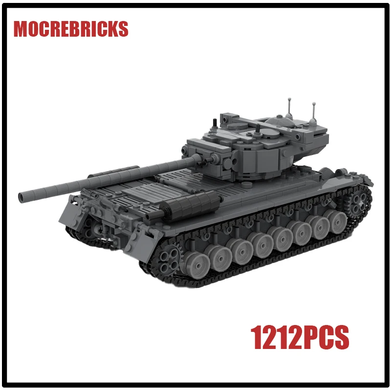 

Military Series T-29 American Heavy Tank MOC Assembling Building Blocks Model Set DIY Children's Toys Christmas Gifts