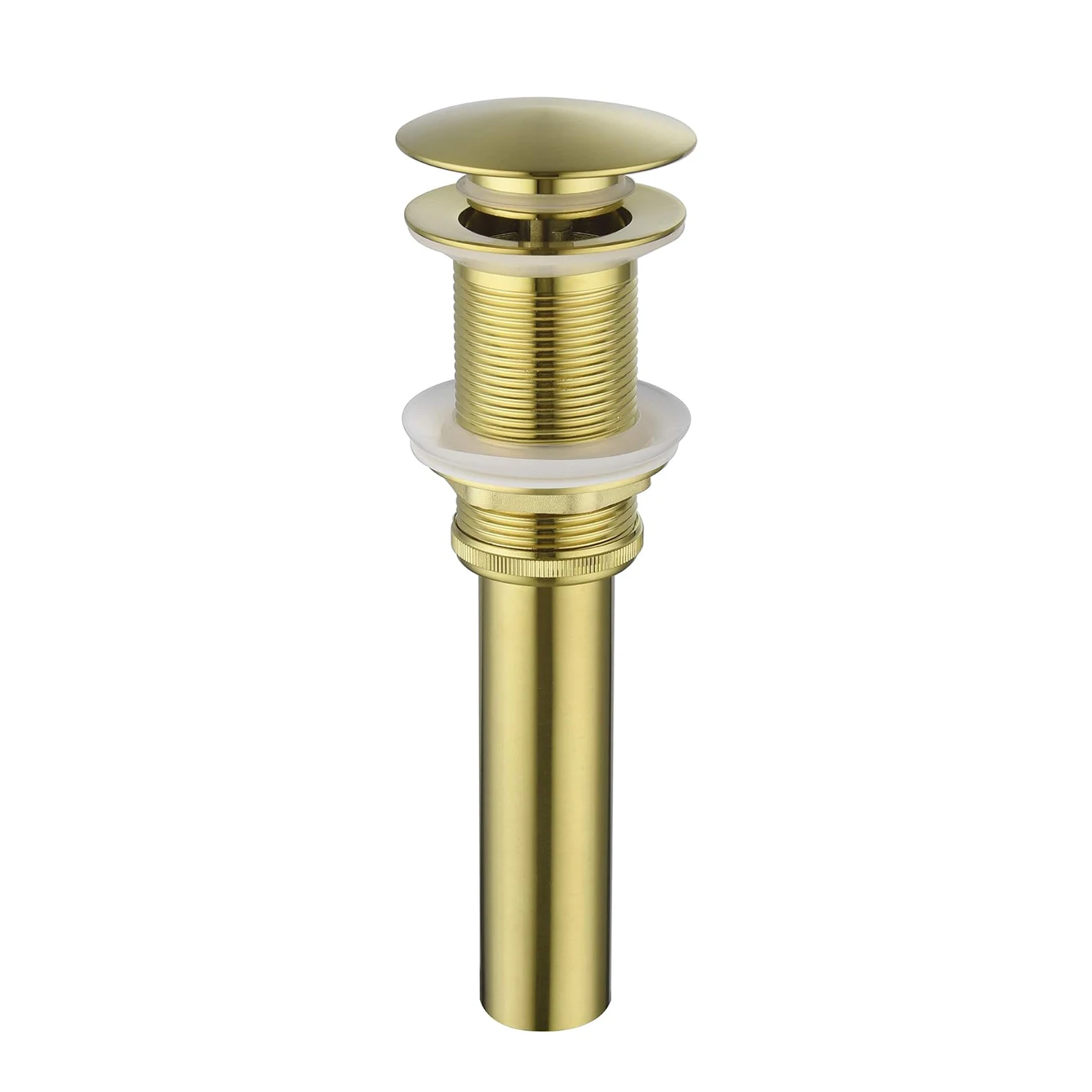 Bathroom Sink Drain without Overflow, Vessel Sink Lavatory Vanity Pop Up Drain Stopper, 304 Stainless Steel
