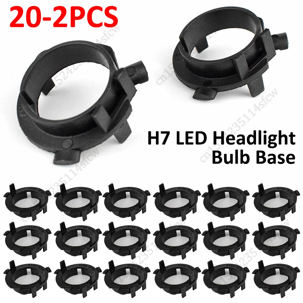 20-2PCS H7 Car LED Headlight Bulb Base Adapter Socket Holder Retainer Replacement for Kia Sportage K3 K4 K5 Sorento Headlamp 