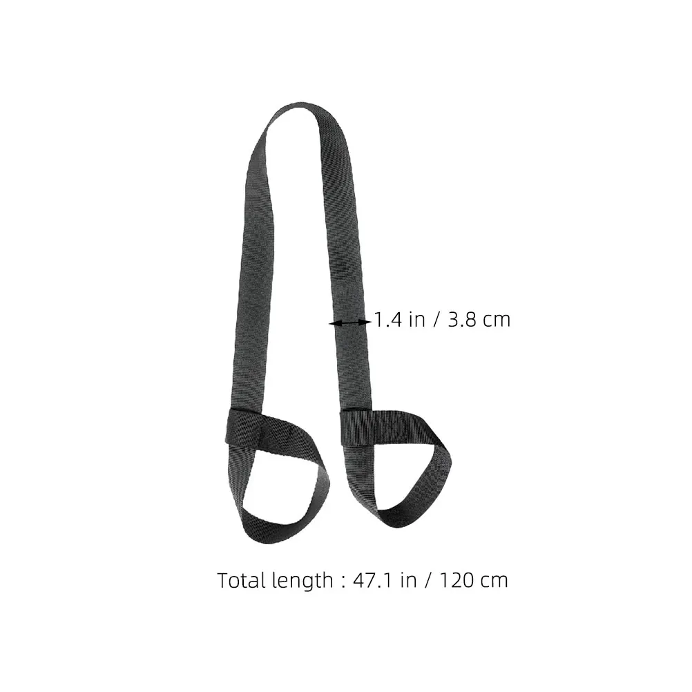 2 قطعة الأشرطة الكتف قابل للتعديل اليوغا حصيرة الناقل زلاجات دوارة لاش النايلون حزام متعدد الأغراض حبال للثلج