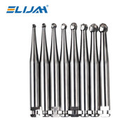 5Pcs/box RA Series Tungsten Carbide Burs Dia.2.35mm Round Bur For Low Speed Contra Angle Handpiece Dentistry Polishing Tool