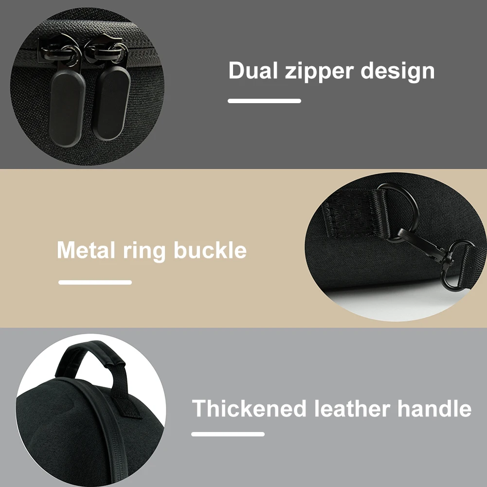 EVA กระเป๋าสะพายไหล่กระเป๋าเก็บของกันน้ำแบบพกพาปรับ Tali bahu ได้กันกระแทกกันรอยขีดข่วนสำหรับ meta Quest 3แว่น VR