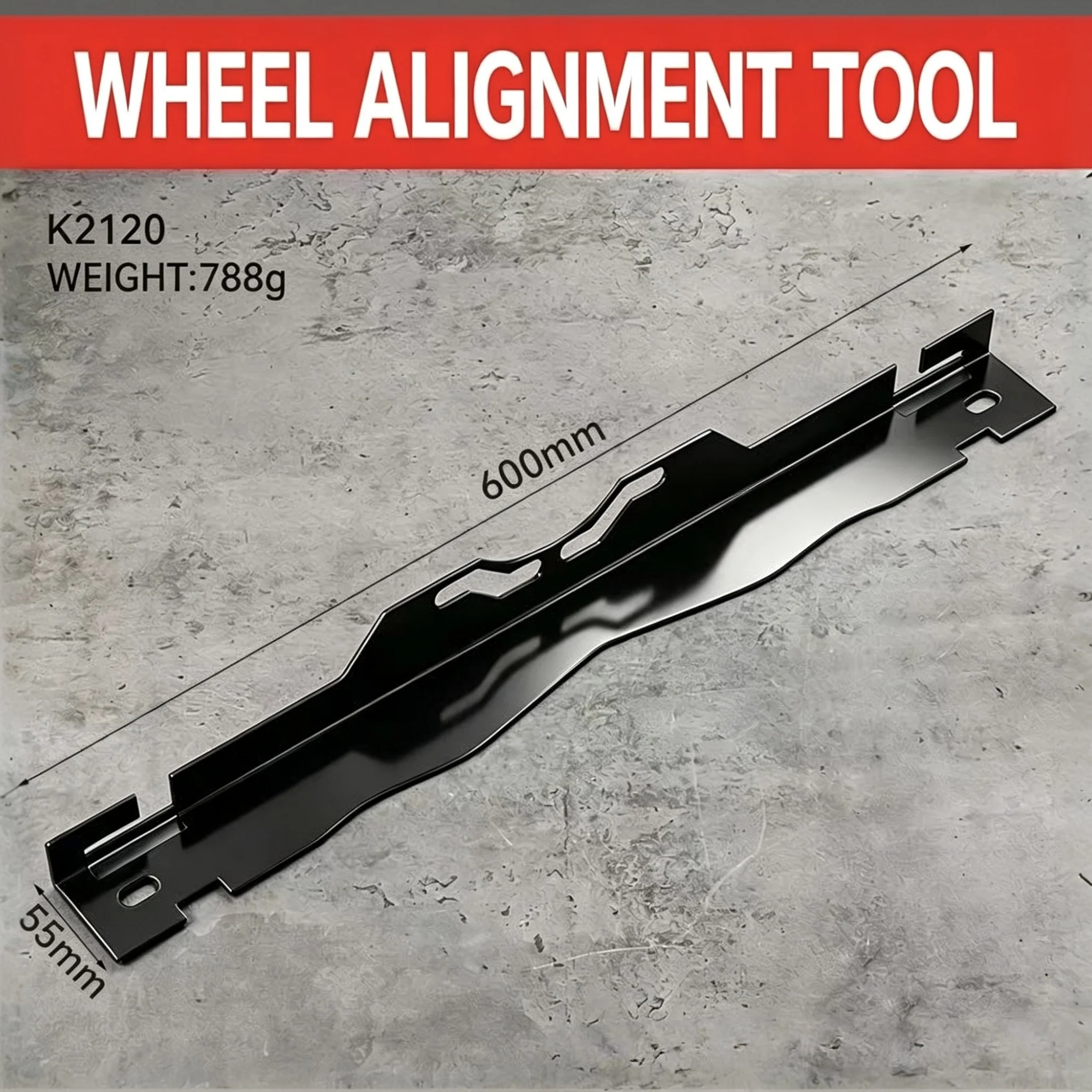2 Pack Heavy Duty Steel Wheel Toe Alignment Plates, Professional Auto Tire Toe-in Adjustment Tool for Car RV Wheel Alignment