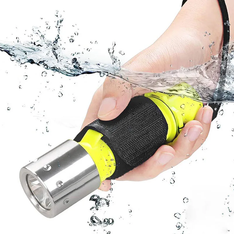 

Powerful T6 Waterproof LED Diving Flashlight Torch Professional Underwater Photography Flash Light