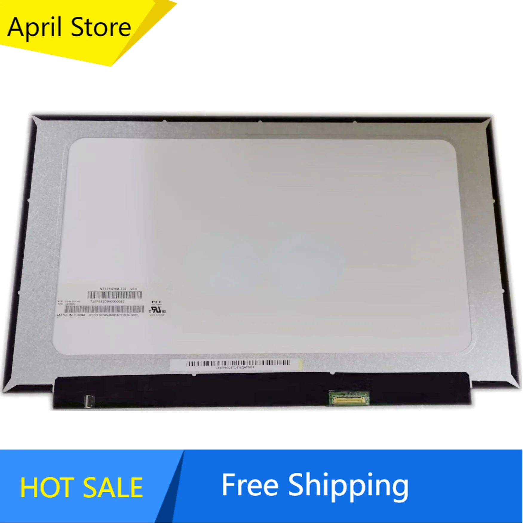 

NT156WHM-T02 V8.0 15.6'' Laptop LCD Touch Screen Panel 1366*768 EDP 40 Pins