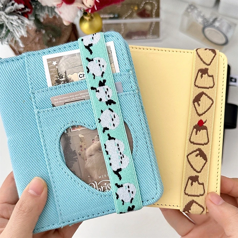 لطيف الكرتون شريط مرن فضفاضة ورقة غطاء للكمبيوتر الدفتري حزام مطاط الإبداعية جمع كتاب شريط مرن حزام مطاط الموضة