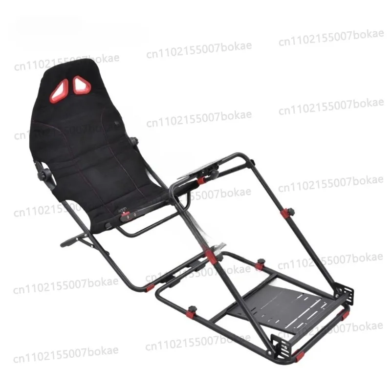 GY070 game seat game station  foldable driving simulation car seat racing game cockpit with steering wheel bracket