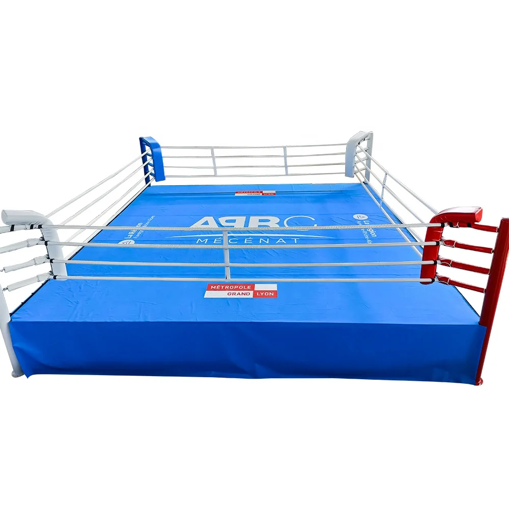 Boxing Equipment Boxing Ring Logo Custom Easy To Assemble Sturdy GYM Wrestling Ring Kickboxing Ring MMA Cage
