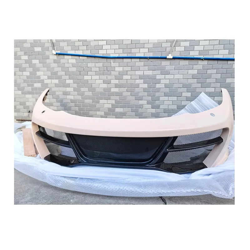 Applicable to 12-14 year old Karen 12c-mp4 modification and upgrading revozport style semi carbon fiber front bumper