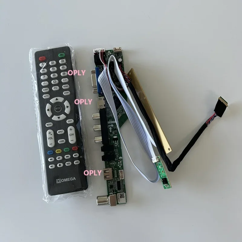 

TV Controller board kit for B140XTN02 B140XTN03 B140XTN02.3 1366x768 14" HDMI-compatible RF USB AV VGA Audio LED Screen monitor