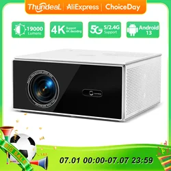 ThundeaL TDA7W Full HD 1080P Projector Android WiFi 32G Projetor 4K Video TDA7 Voice Control 3D Smart TV Home Theater Beamer