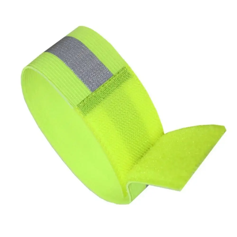 Luminous Reflective Band Strap Elastic Safe LED Reflector Armband Glow Multifunctional Reflector Wristband Outdoor Running