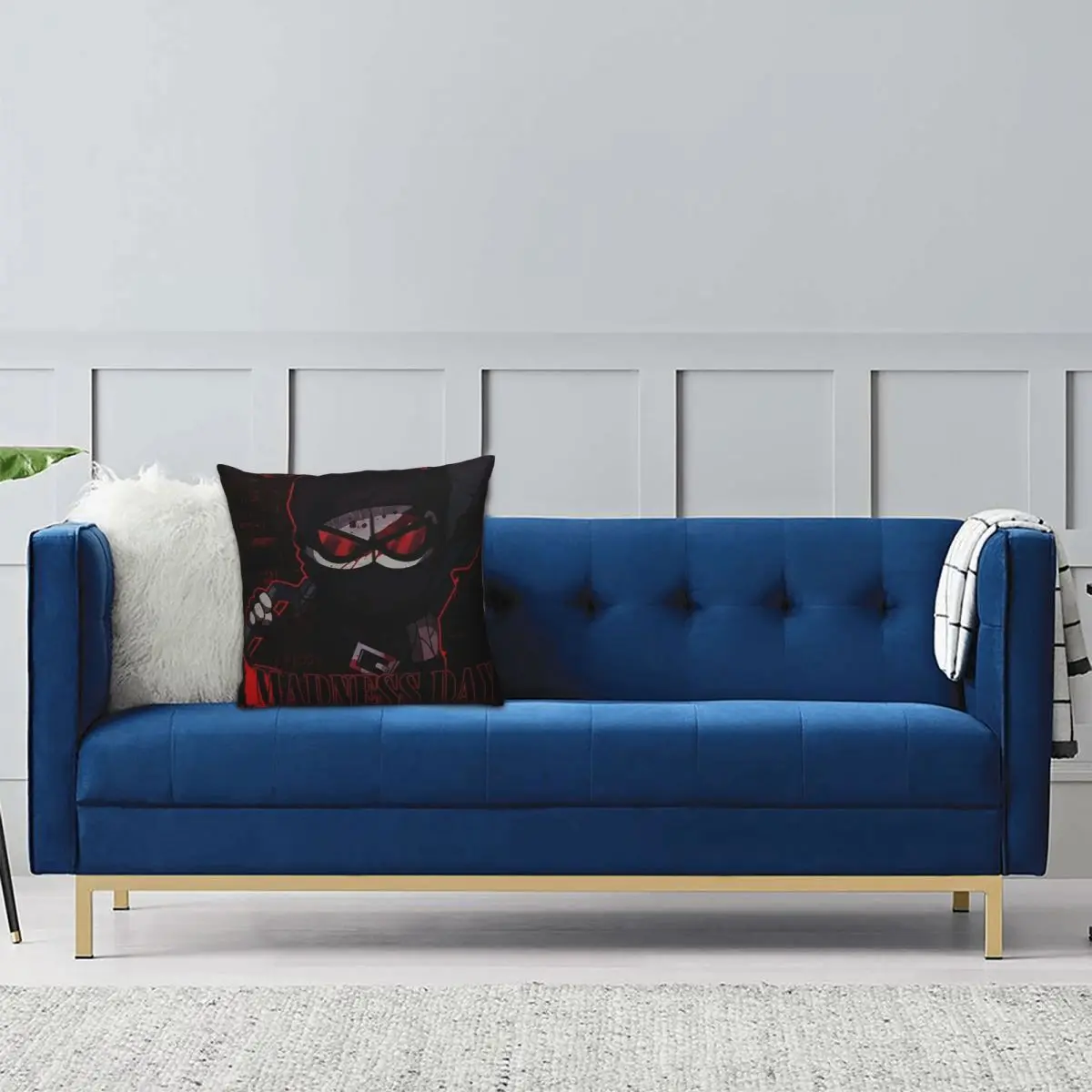 Cartoon Madness Combat Animation Square Pillowcase Pillow Cover Cushion Decor Comfort Throw Pillow for Home Sofa
