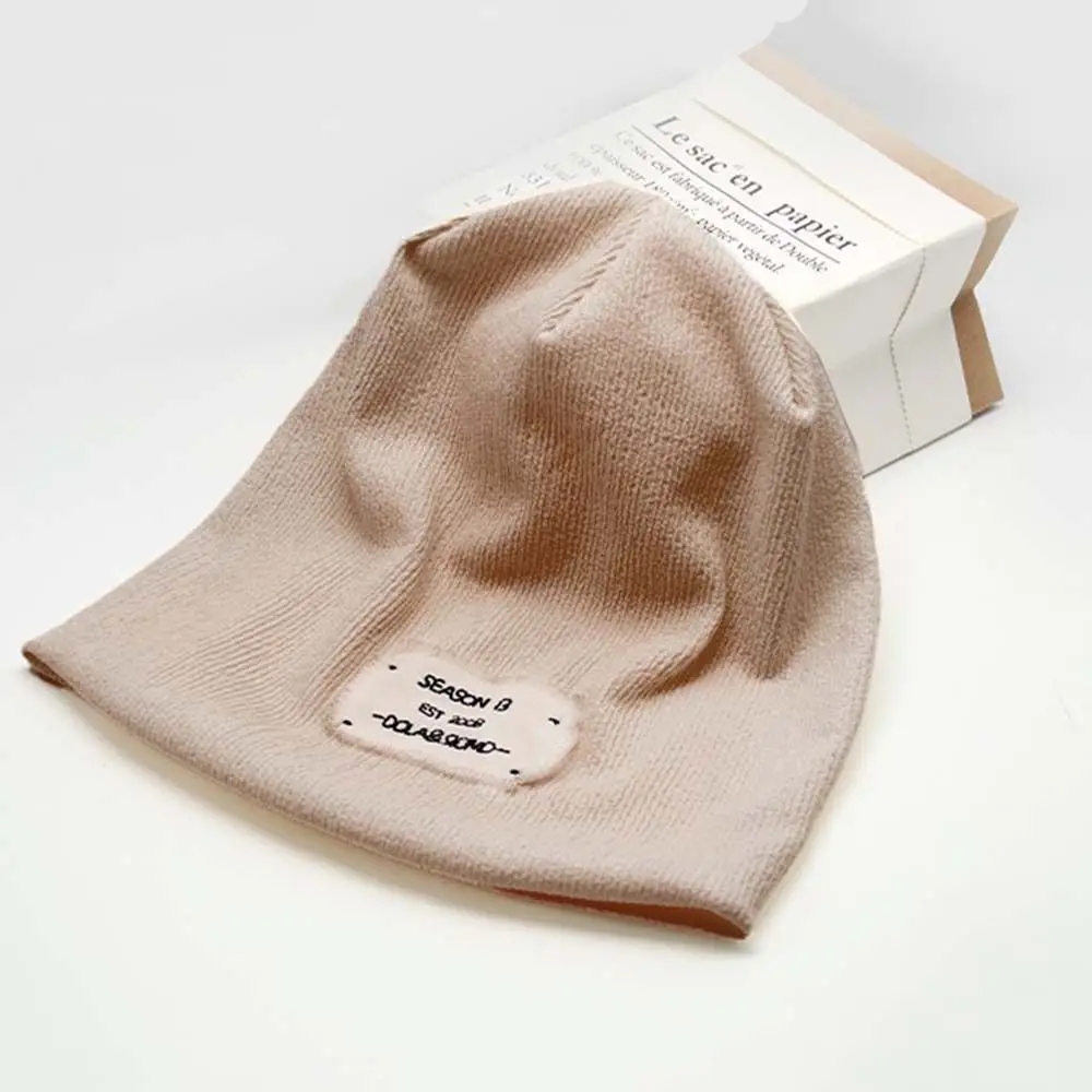 الهيب هوب أزياء كل مباراة الكورية نمط بلون الرجال قبعة الجمجمة التراص بونيه المرأة قبعة محبوك قبعة #5