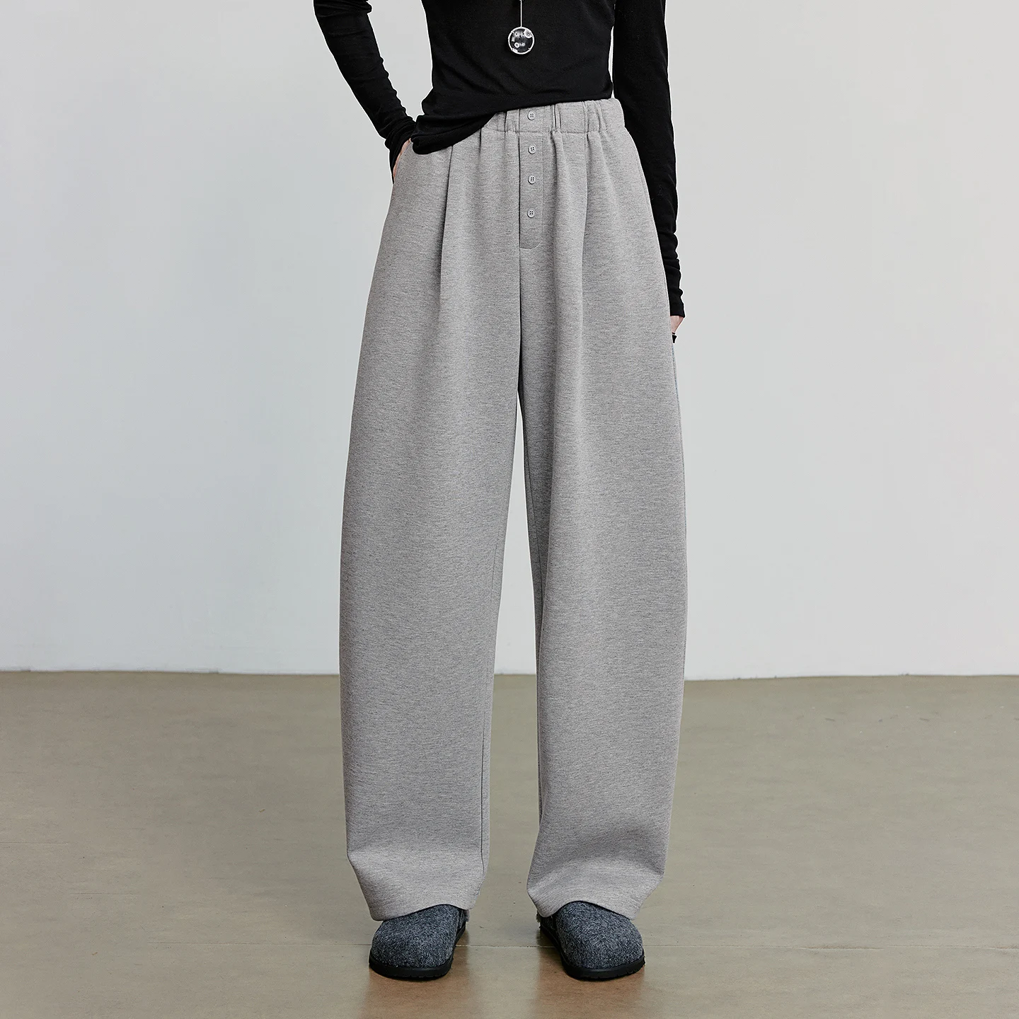 TOYOUTH بنطال رياضي غير رسمي للسيدات لخريف 2025 جديد بخصر مطاطي مستقيم رياضي غير رسمي سروال الموز