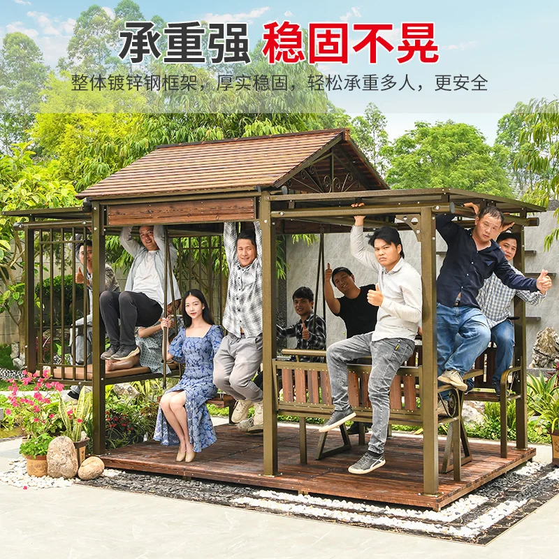 Markisen pavillon im Freien