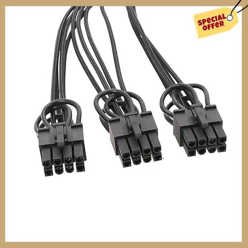 Kinerja Stabil-PCIE 3X8pin Ke 12 + 4PIN Kabel Catu Daya PCIE 12 + 4Pin PSU Kabel Modular untuk Corsair Thermaltake ARESGAME Mod