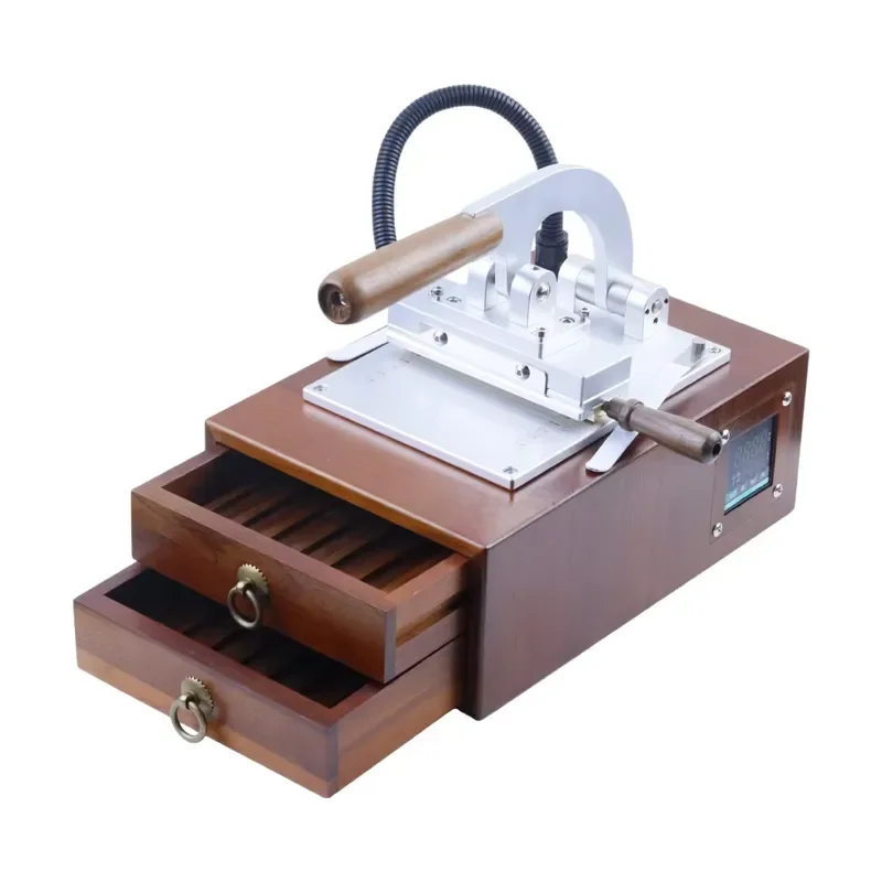 Leather Heat Press Machine Plastic Wood Paper Card Digital Hot Gold Stamping Machine for Letter Stamp