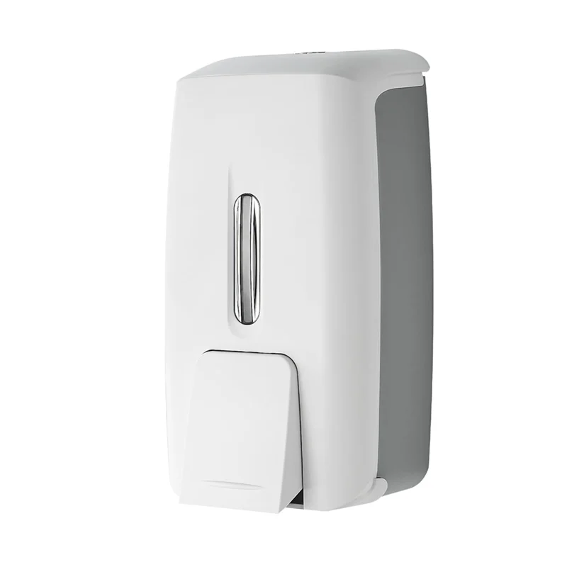 B47B-Wall Mount 28Oz For Bathroom Hand Soap Dispenser Commercial Liquid Gel Soap Dispenser No Drilling Needed