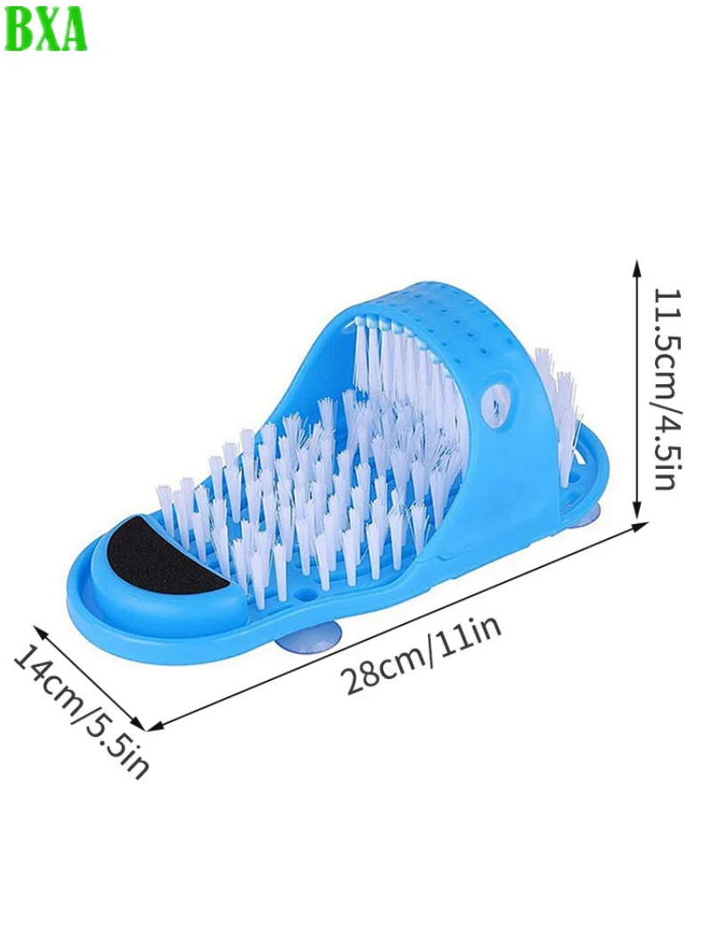 シャワーフットスクラバー,プラスチック製マッサージャー,スパクリーナー,角質除去洗浄機,洗顔料,デッドスキン,2個