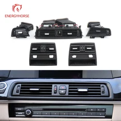 LHD Front Left Right Rear Console Central Air Conditioner AC Vent Chromed Grille For BMW 5 Series F10 F11 520i 523i 525i 528i 53