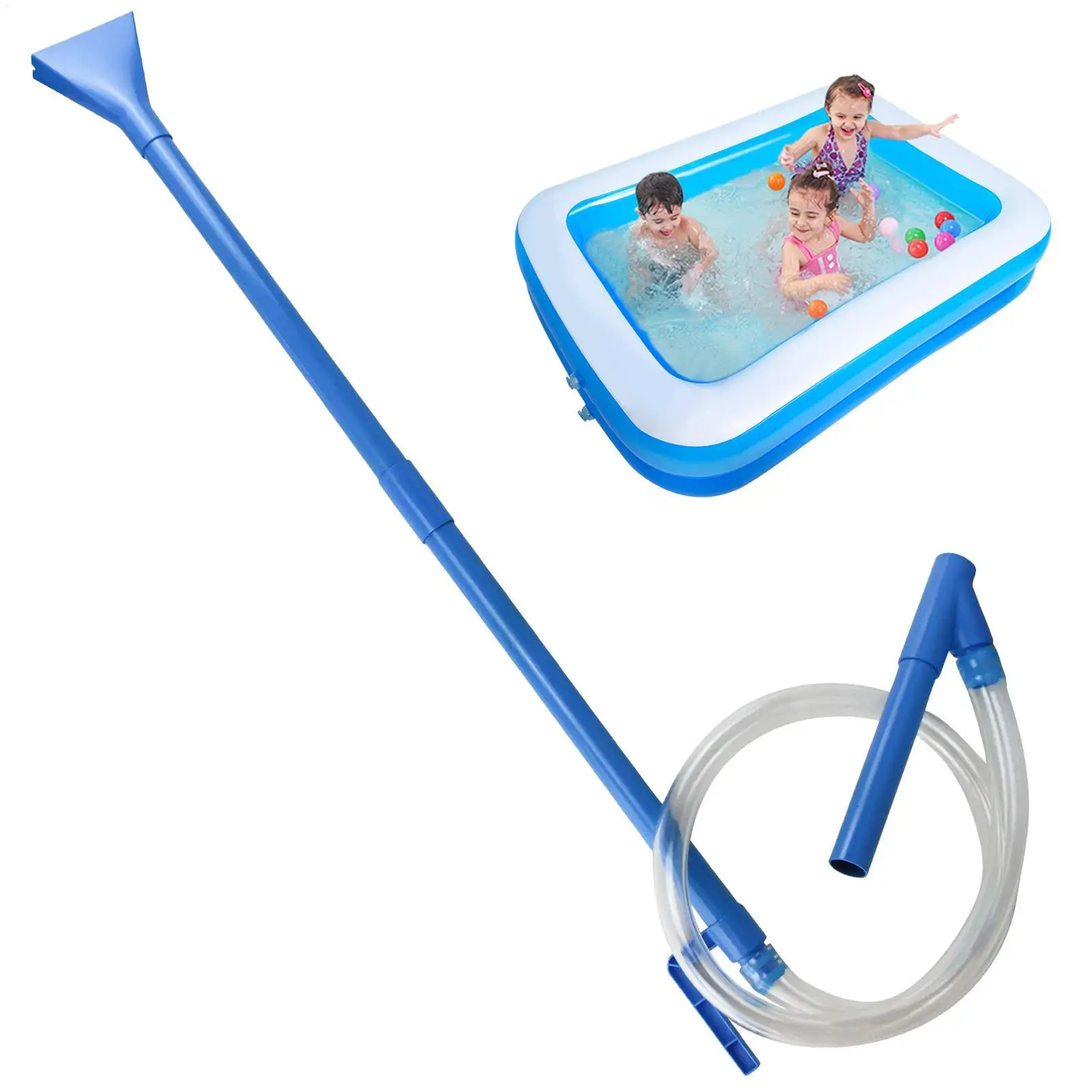 1pc Handheld Hot Tub Vacuum ABS Manual Disassembled Washable Cordless Spa Cleaner for Dirt Grass and Other Debris Swimming Pool