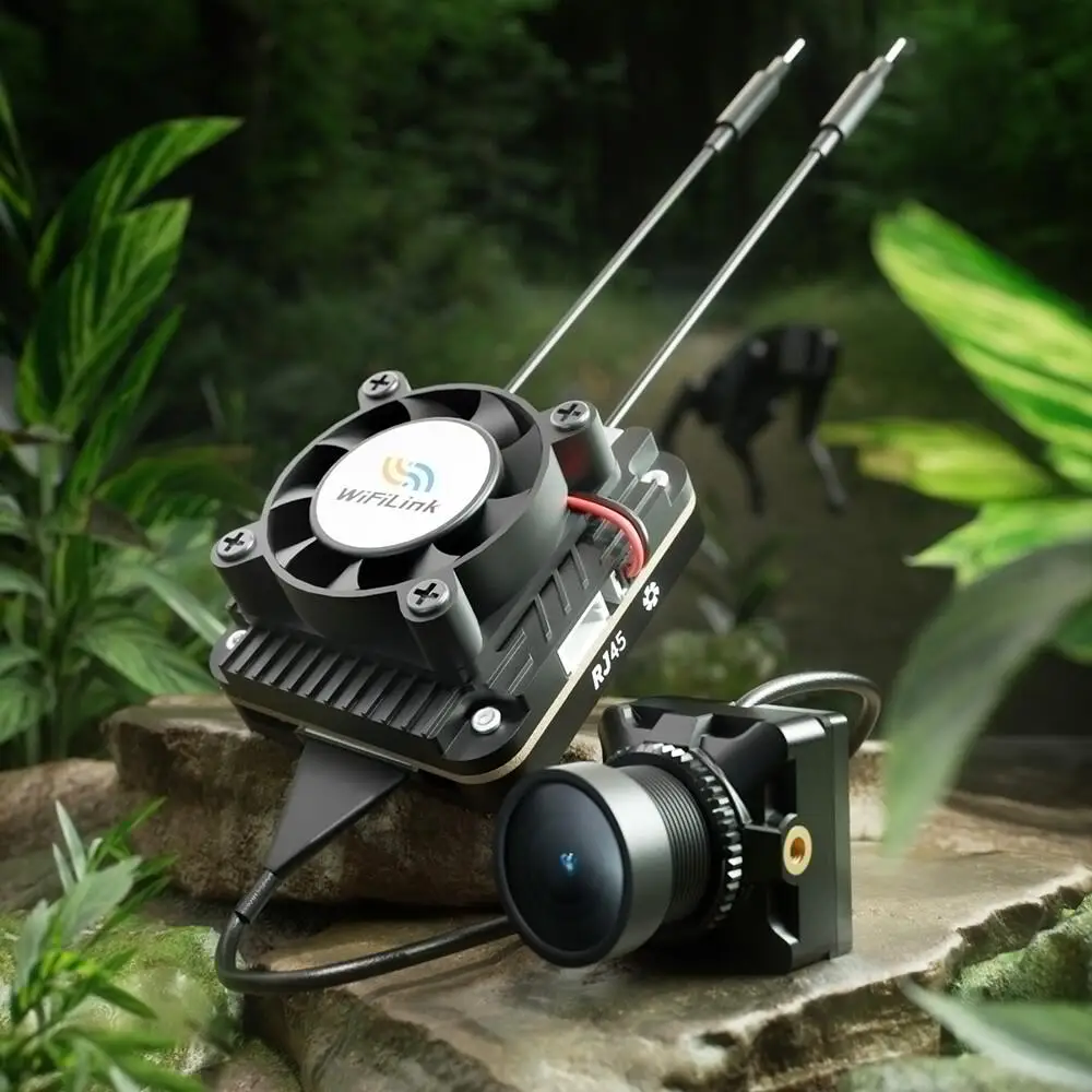 RunCam WiFiLink2 HD Digital FPV Camera Transmitter 1080P 160° FOV SSC338 IMX415 Sensor VTX Camera OpenIPC Open Source Firmware
