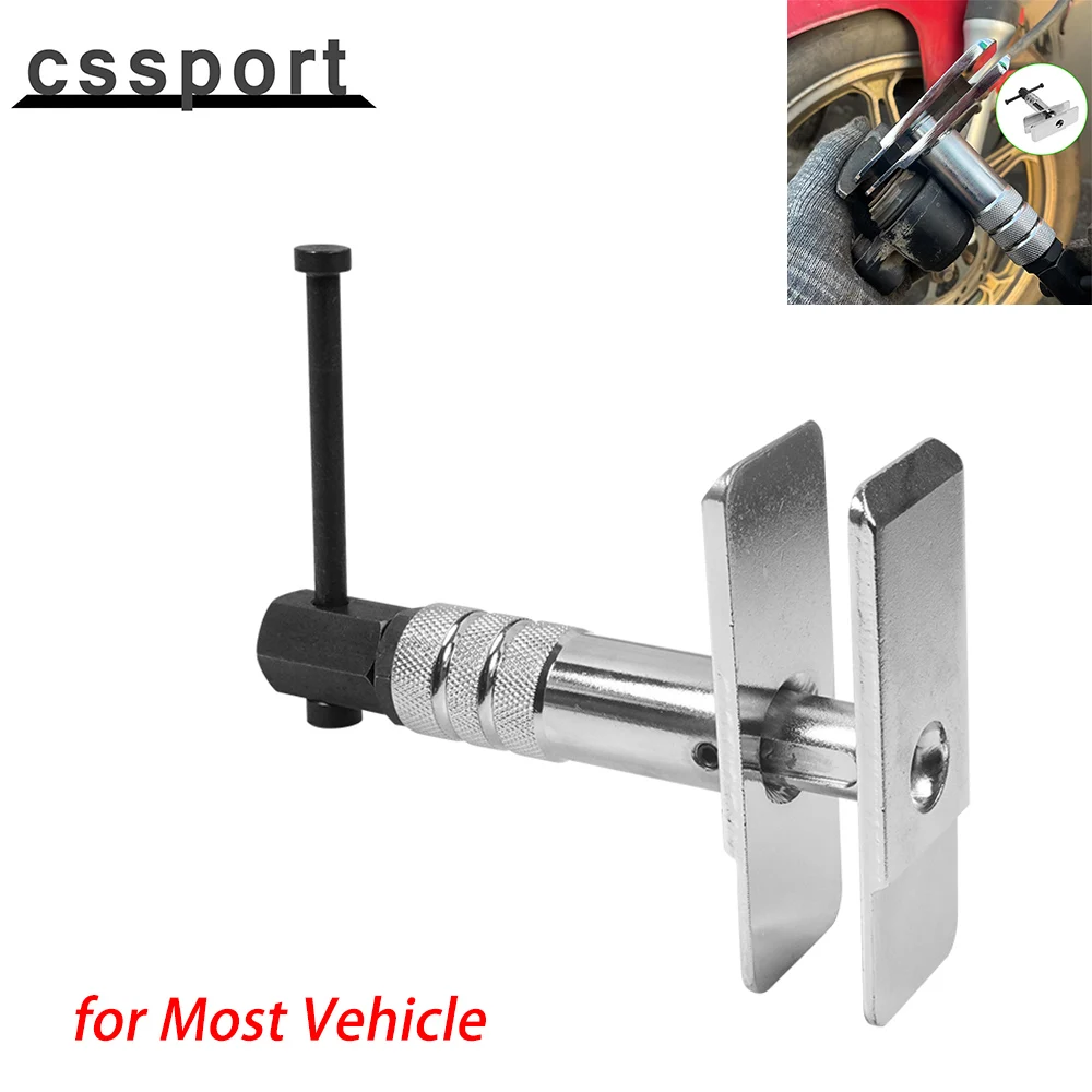 

Silver Heavy Duty Motorcycle Brake Caliper Spreader Tool For Most Vehicle Brake Discs Compression Tool