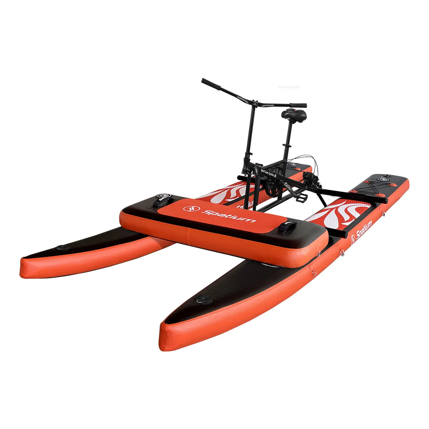 Inflatable Water Bike With Fast Inflation Pump - Quick Setup For Water Parks & Hotels