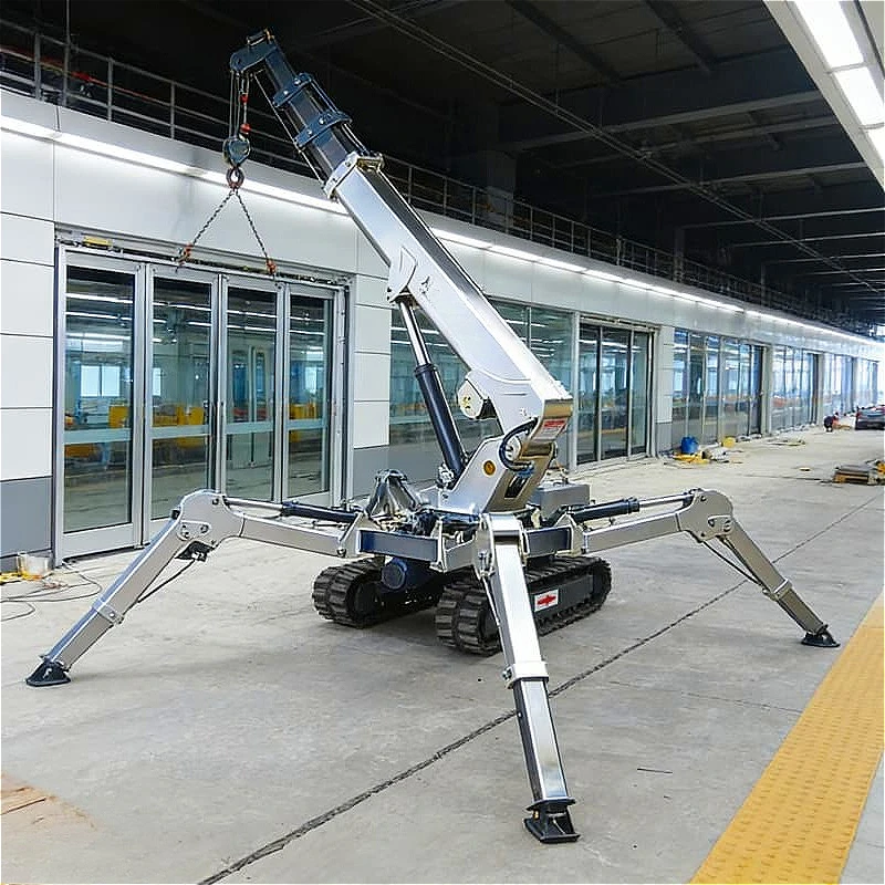 Spider Crane 2.6 Ton Hydraulic Telescopic Boom For Automotive Factory Assembly Line Installation Customized hot sale