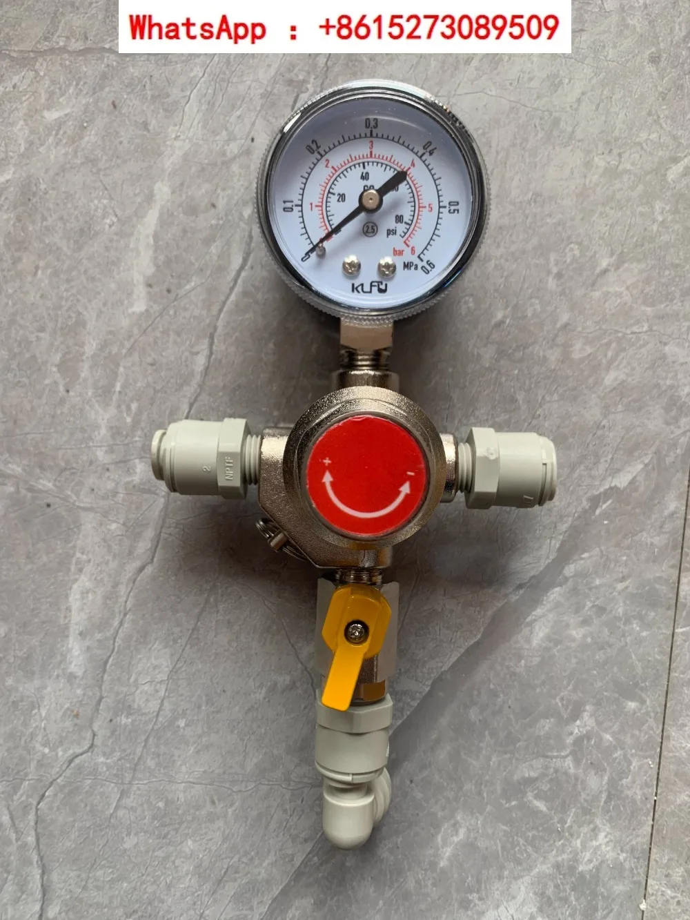 

Bar Beer Wall Secondary Meter Pressure Reducing Valve Tandem CO2 Gas Wall CO2 Pressure Strap Quick Plug