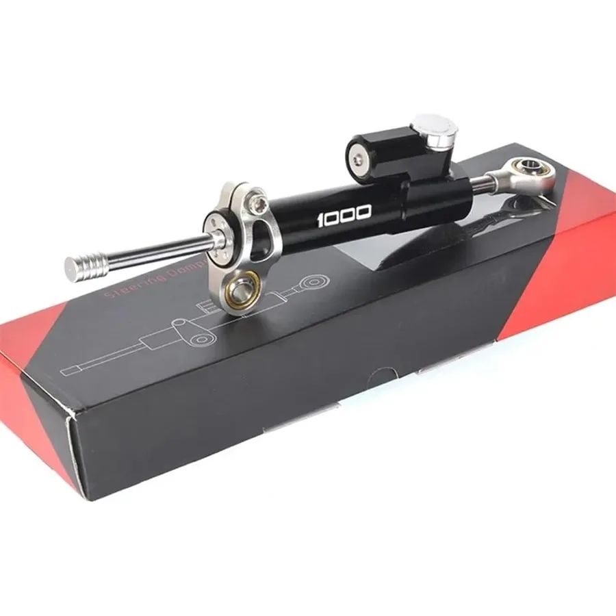 

Motorcycle Stabilizer for Kawasaki Z1000 20142019 Motorcycle Steering Stabilize Damper Bracket Mount with Black Silver Finish f