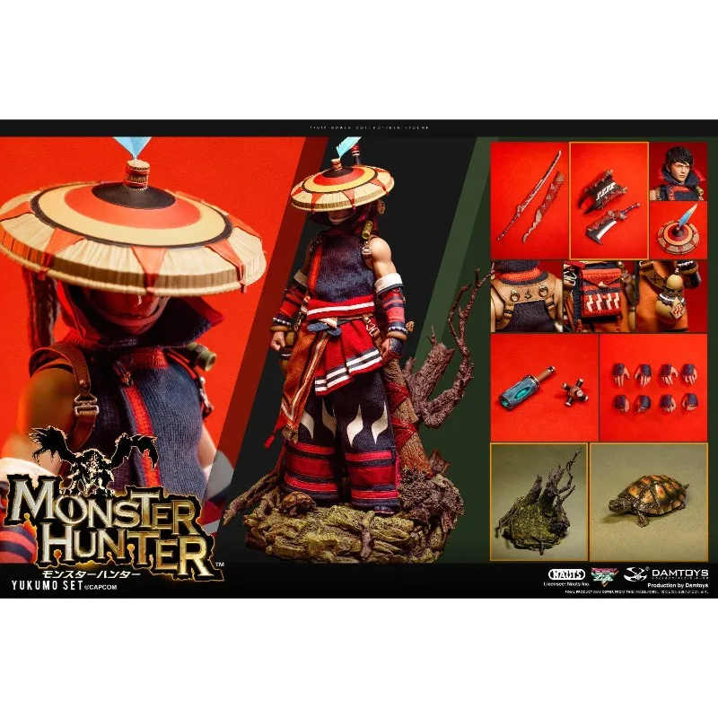 

DAMTOYS Produces 1/6 Finished Movable Figurine Series Monster Hunter Anime Jieyun/miserable Claw Dragon Character Model