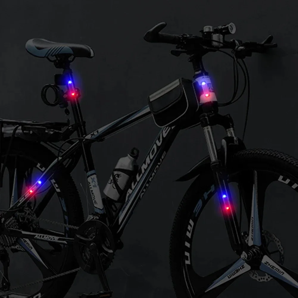 Motorcycle Mini Warning Light, Simulated Alarm Dummy LED Lamp, Wireless Anti-Theft Flashing Caution Light for Bike Scooter