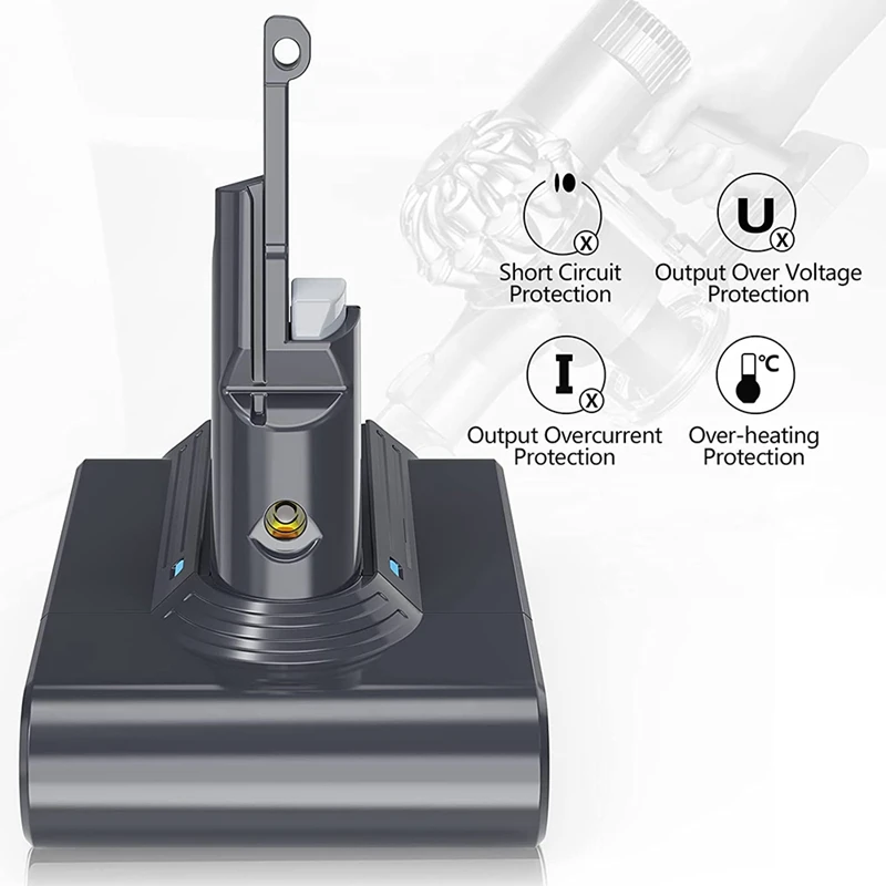 Replace V7 Battery Adapter+Brush+Screwdriver 21.6V For Dyson V7 Animal/Extra/Absolute/Trigger/Allergy Vacuum Cleaners Accessory