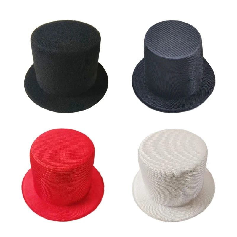 

Classical Doll Hat Lightweight Design Top Hat Role Play Fascinator Base Hat 15UB